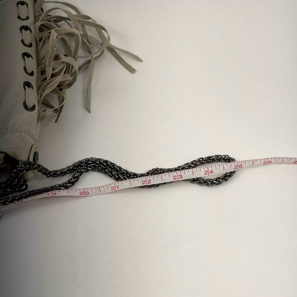 CIRCUS BY SAM EDELMAN FRINGE CHAIN CROSSBODY BAG- CUTE AND LIGHTWEIGHT NWT - Picture 8 of 9